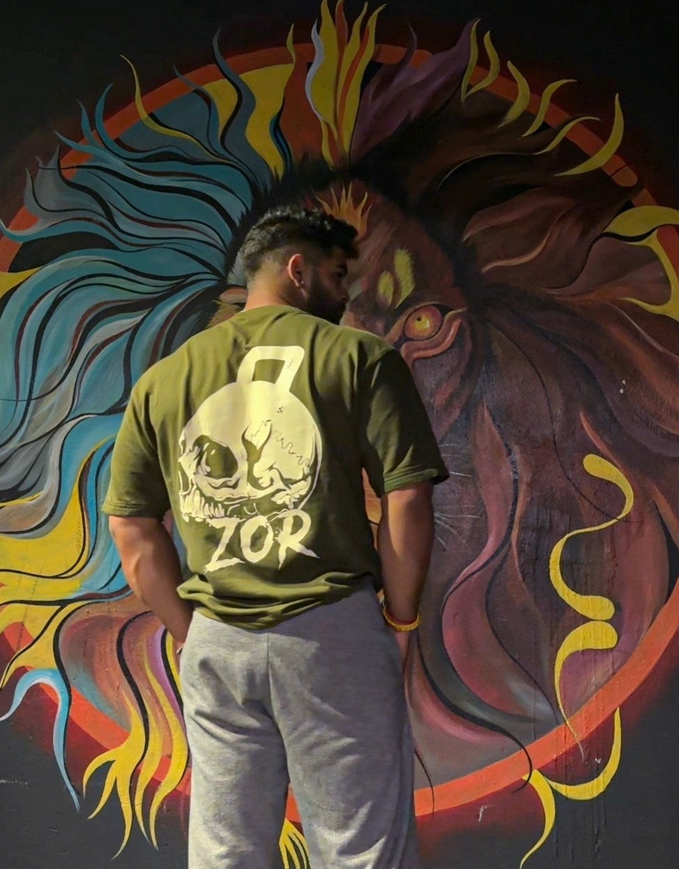 Skull Oversized T-shirt ZOR Activewear
