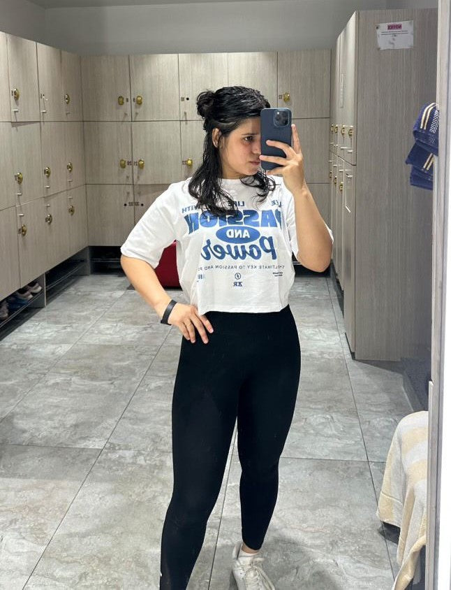 Passion & Power Oversized Crop-Top ZOR Activewear