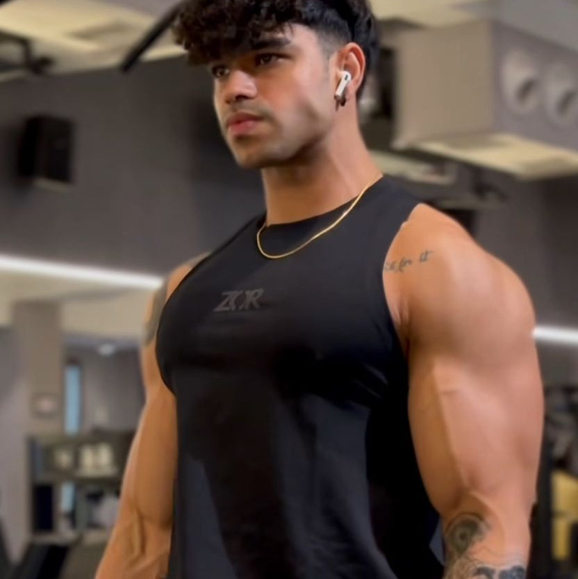 Black Running Tank ZOR Activewear