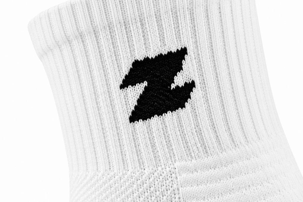 ZOR Performance Socks – Wear The Strength | White