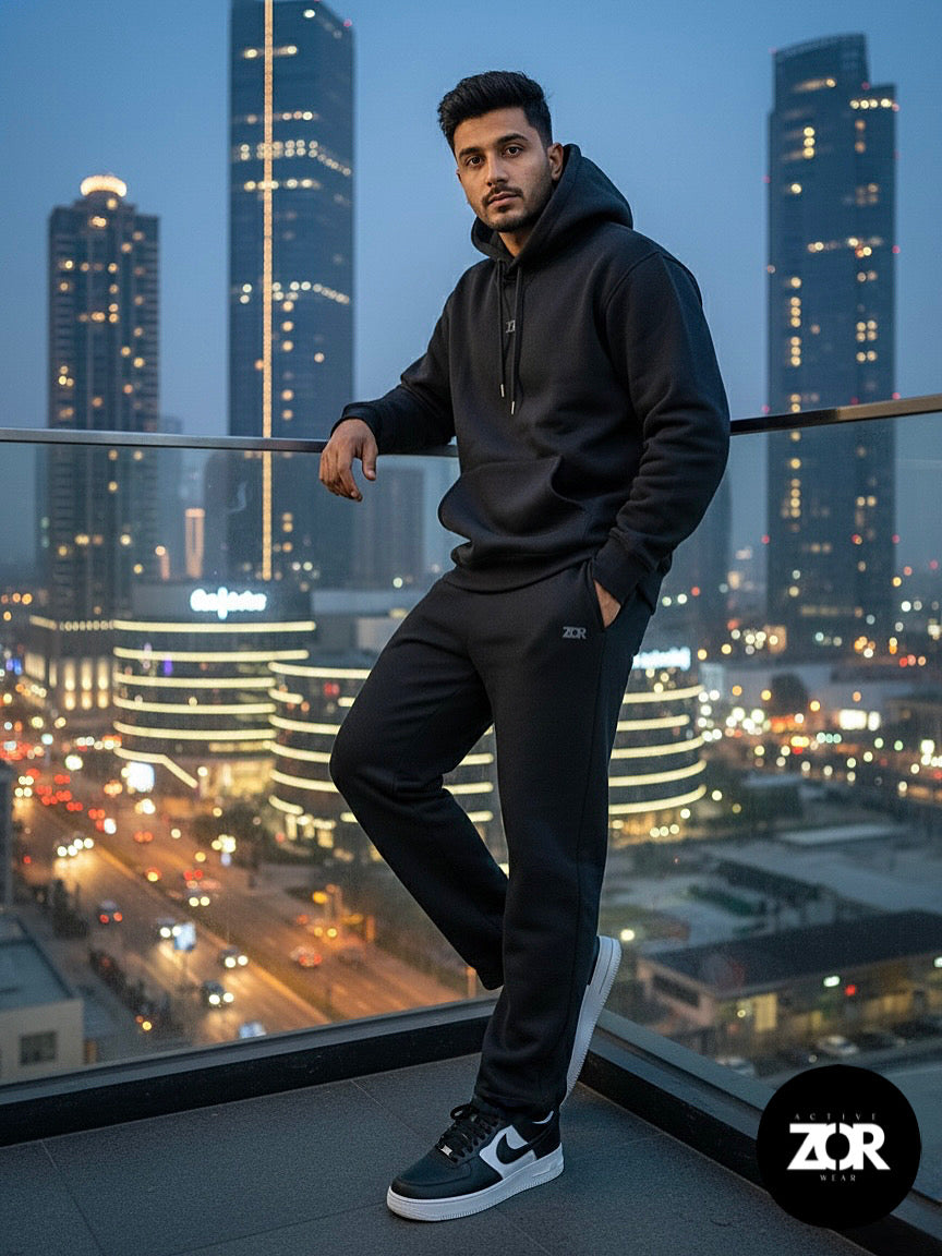 ZOR Signature Heavyweight Joggers - Jet Black