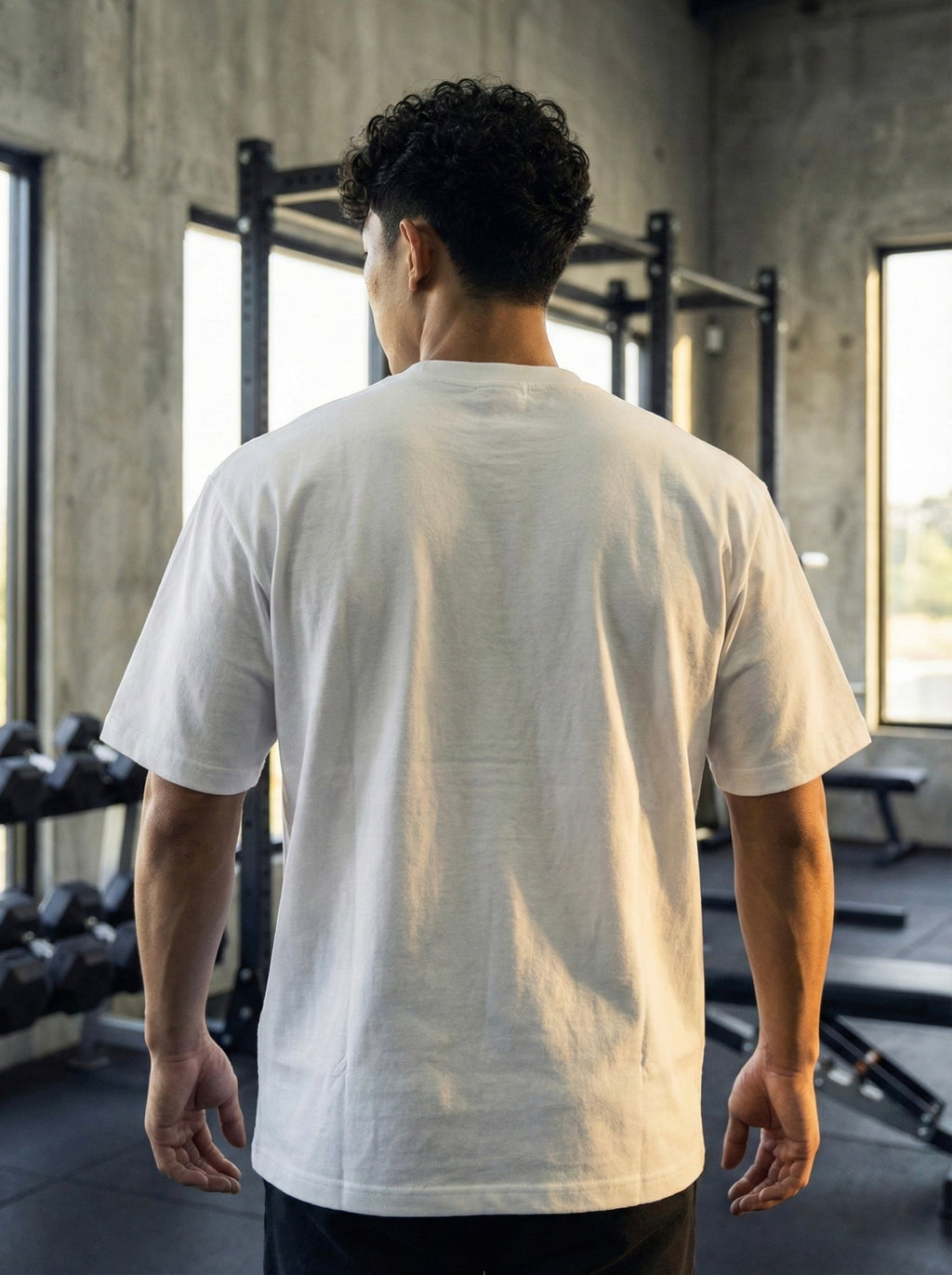 ZOR White Oversized Training T-Shirt (Unisex)