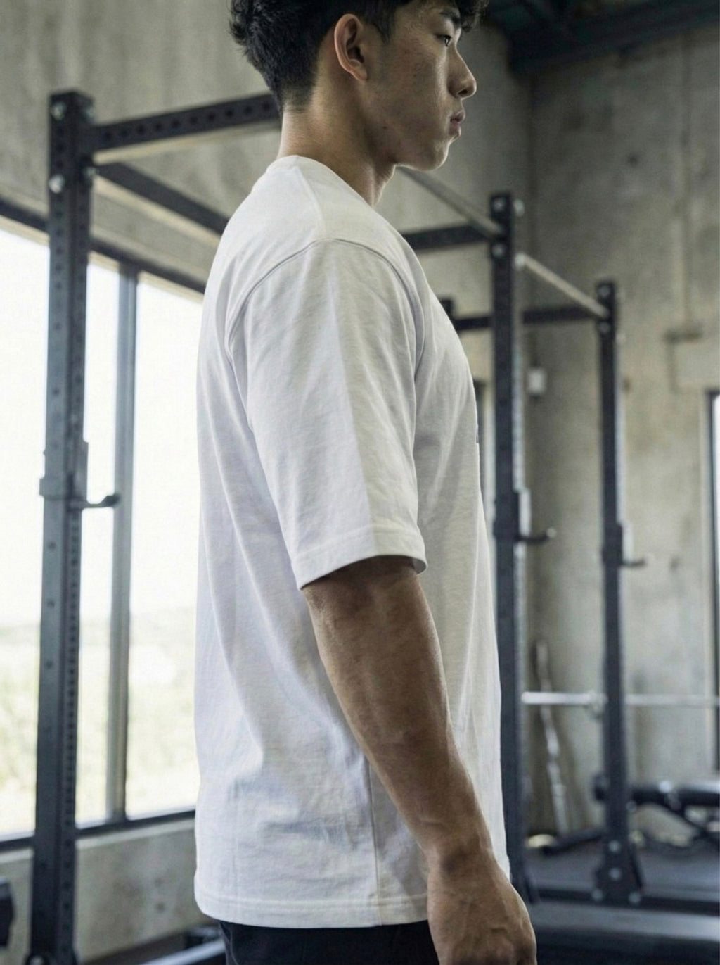 ZOR White Oversized Training T-Shirt (Unisex)