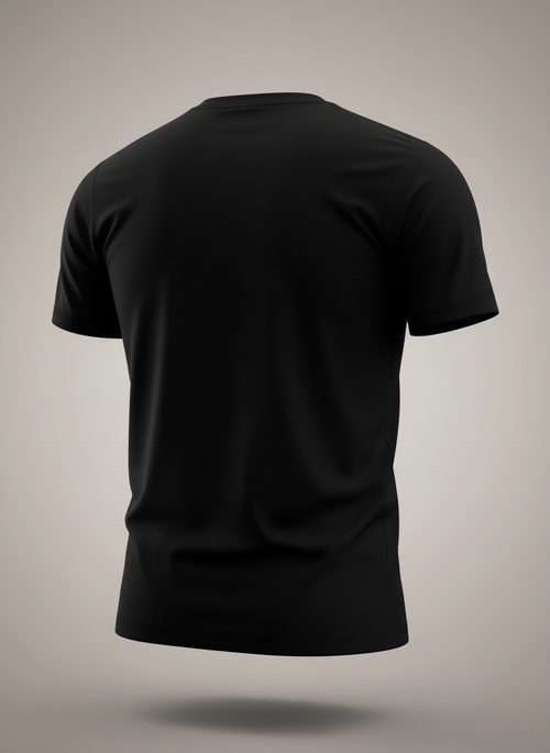 Black Fitted T-shirt Men