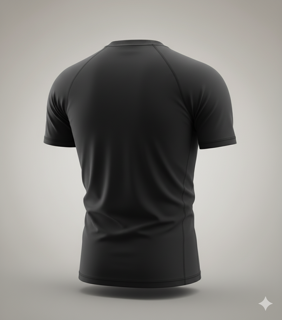 Black Half-Sleeve Compression