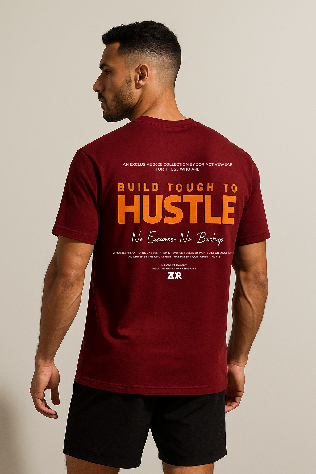 Hustle Oversized Unisex T-shirt ZOR Activewear