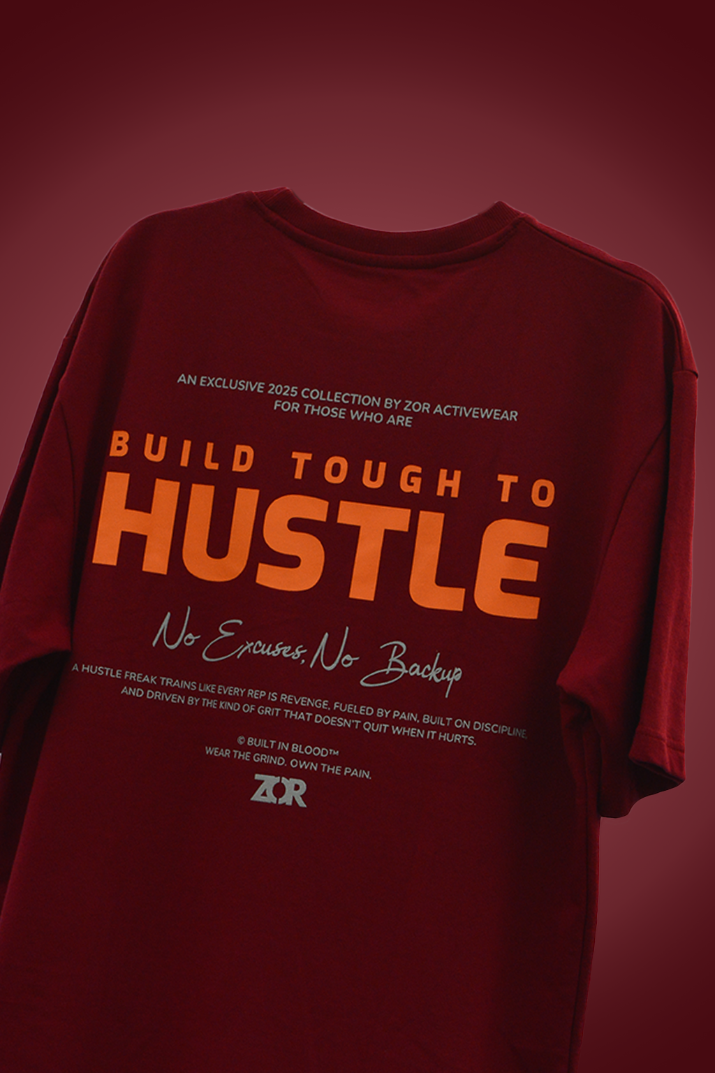 Hustle Oversized Unisex T-shirt ZOR Activewear