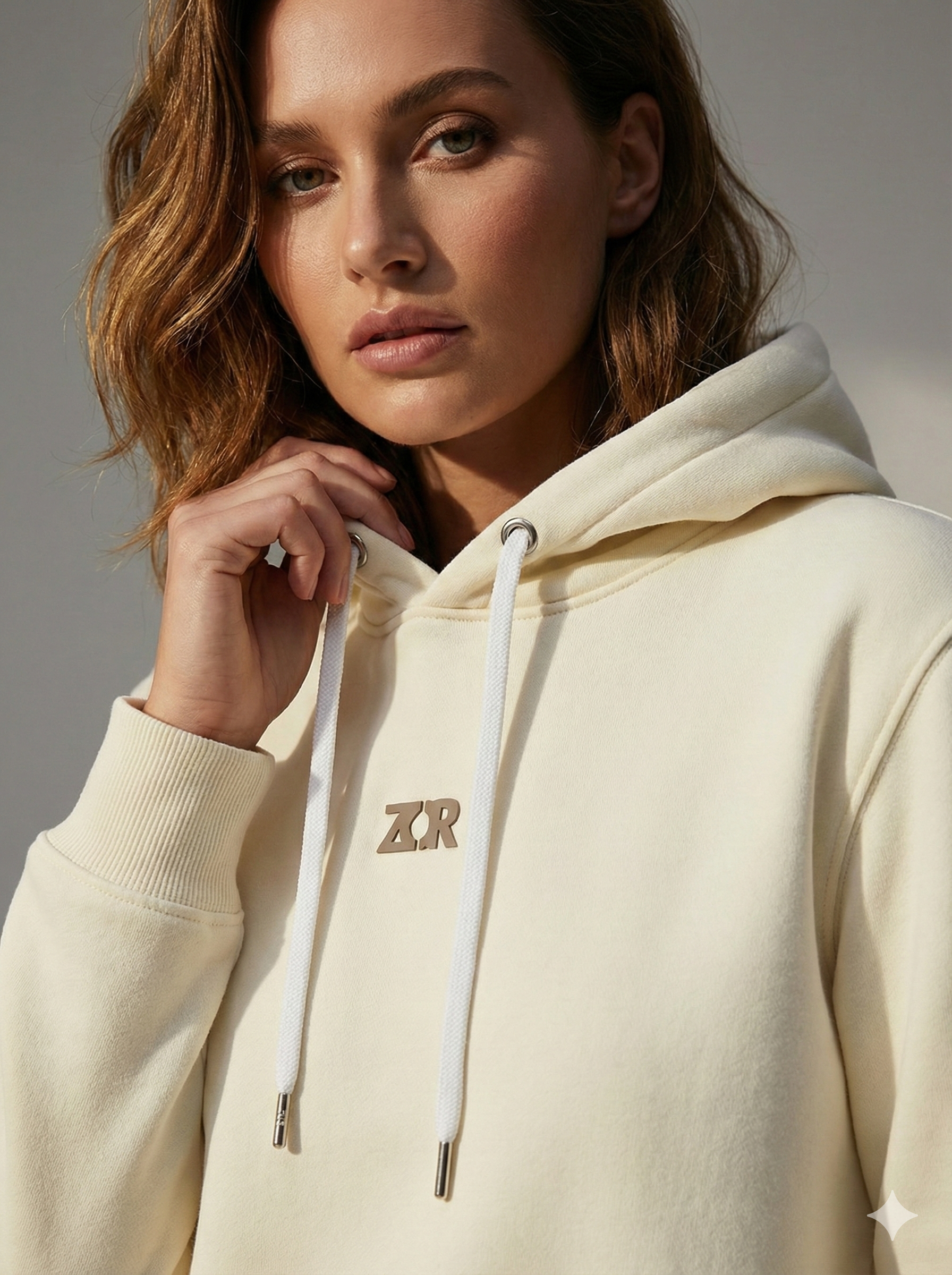 ZOR Signature Heavyweight Hoodie - Cream