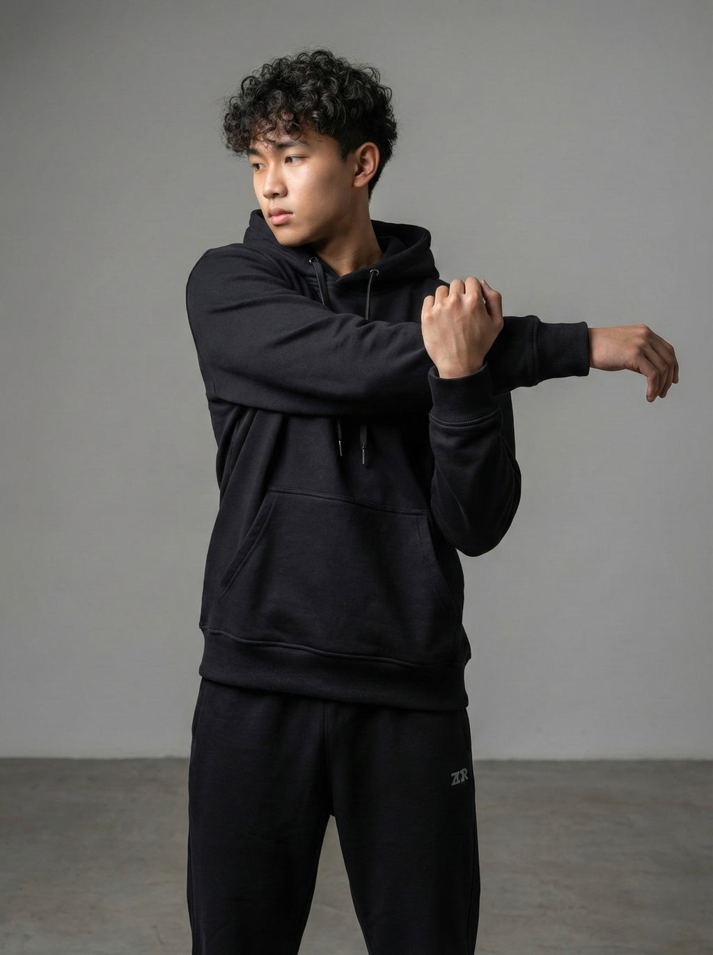 ZOR Signature Heavyweight Hoodie - Jet Black