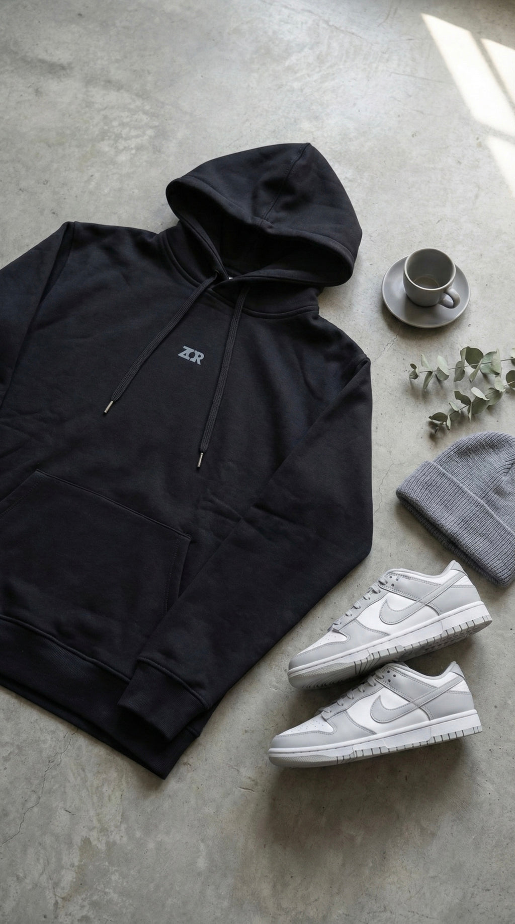 ZOR Signature Heavyweight Hoodie - Jet Black