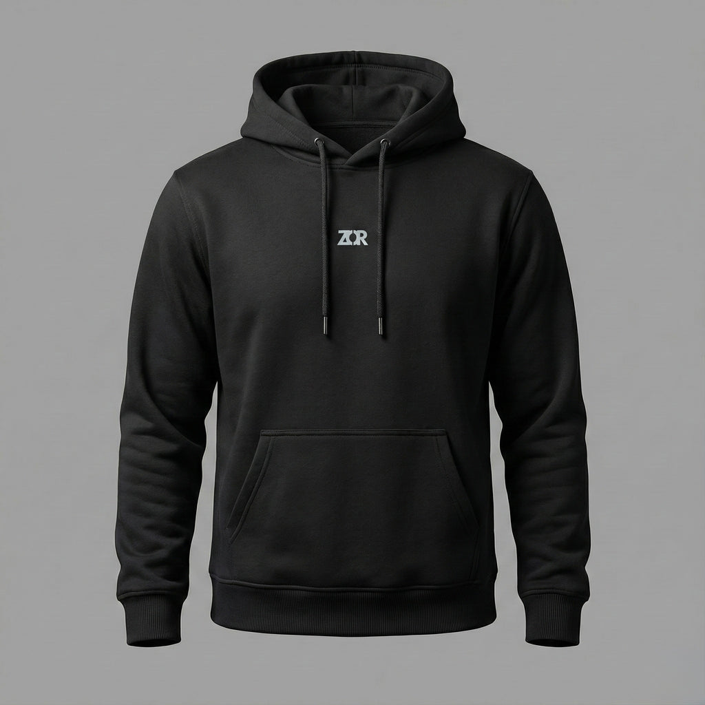 ZOR Signature Heavyweight Hoodie - Jet Black