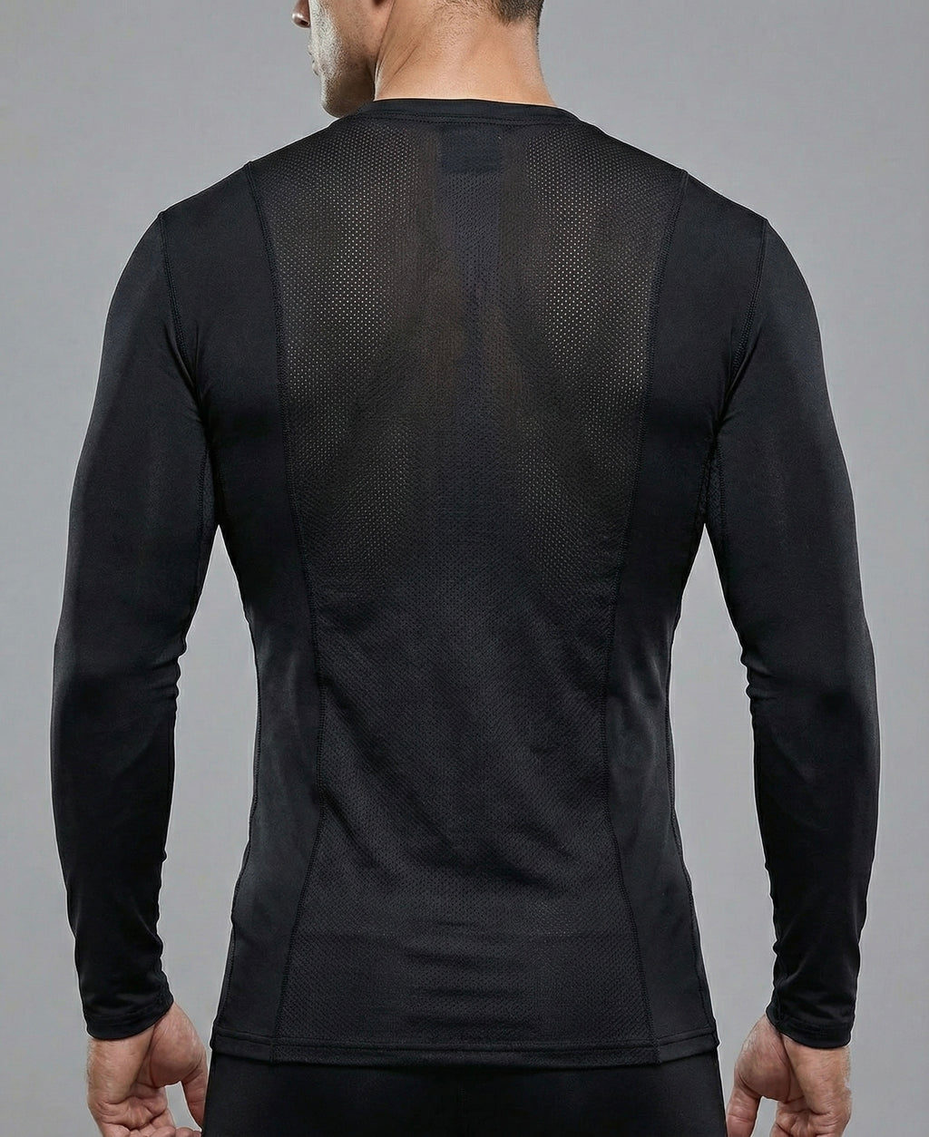 Black Long-Sleeve Compression