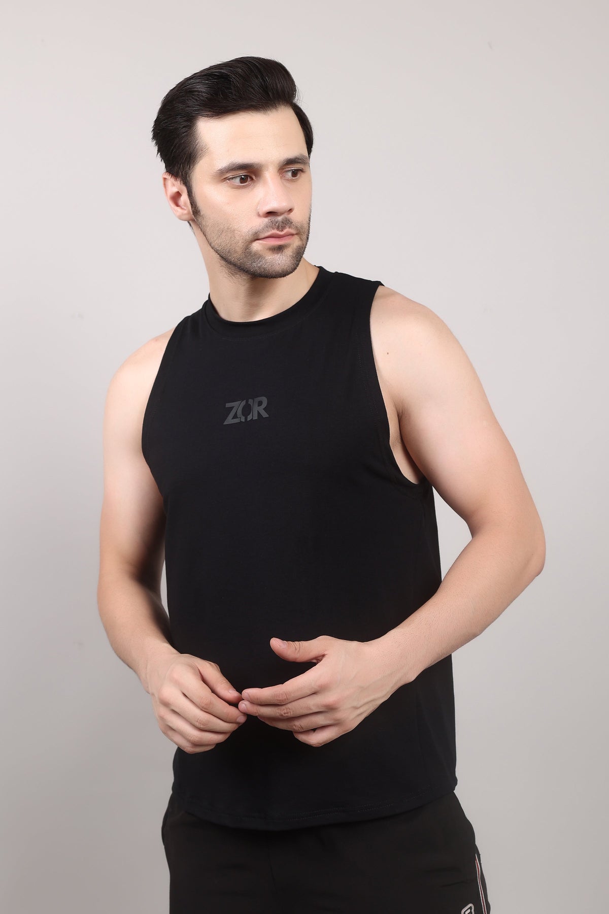Black Running Tank ZOR Activewear