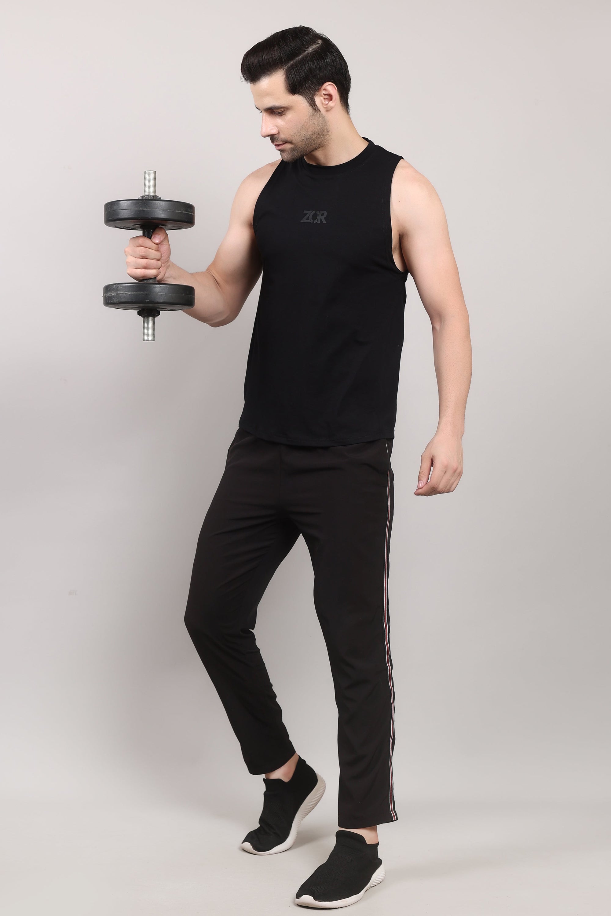 Black Running Tank ZOR Activewear