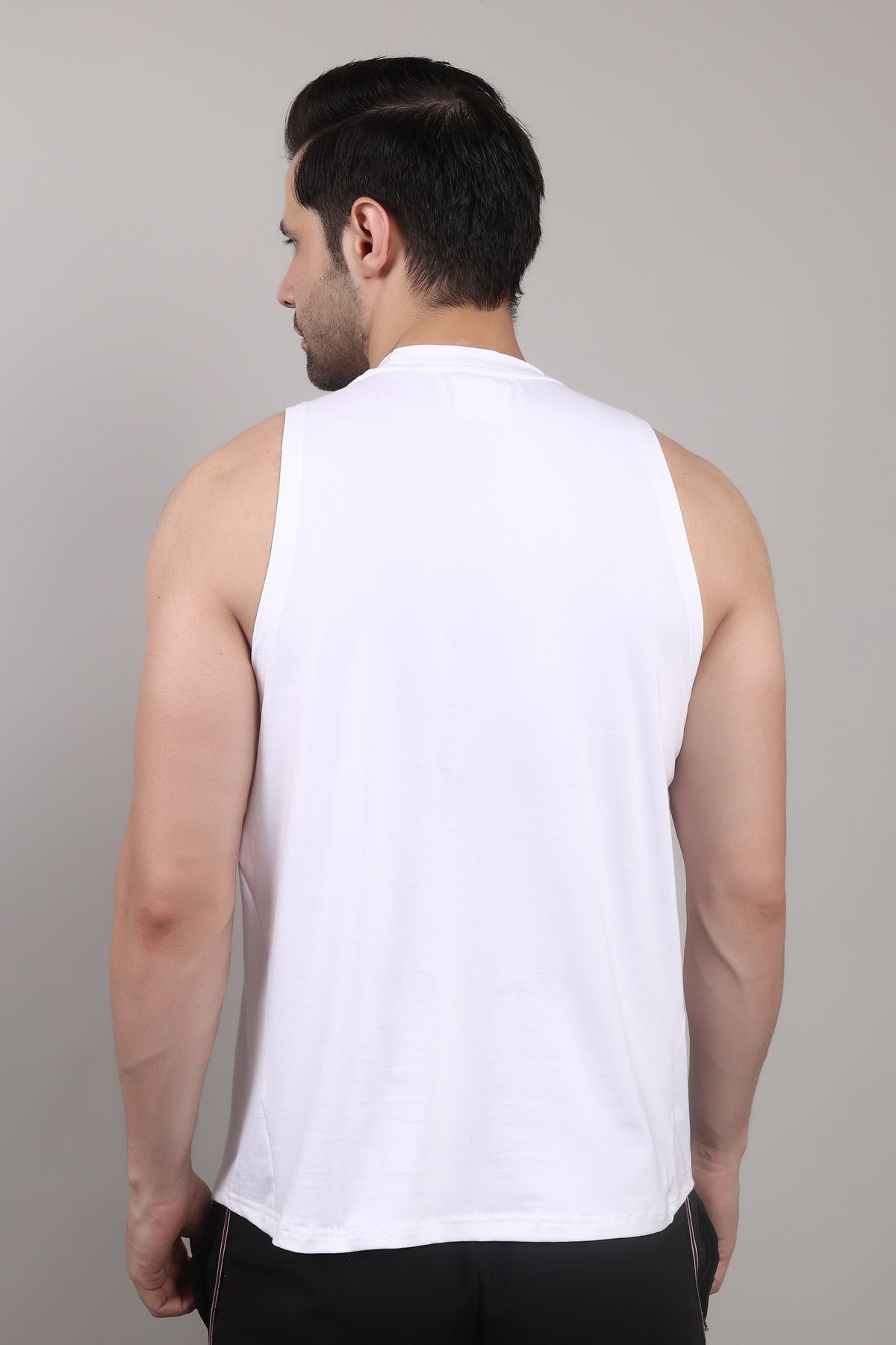White Running Tank ZOR Activewear