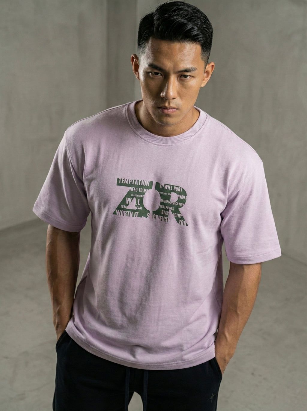 ZOR Lavender Oversized Training T-Shirt (Unisex)
