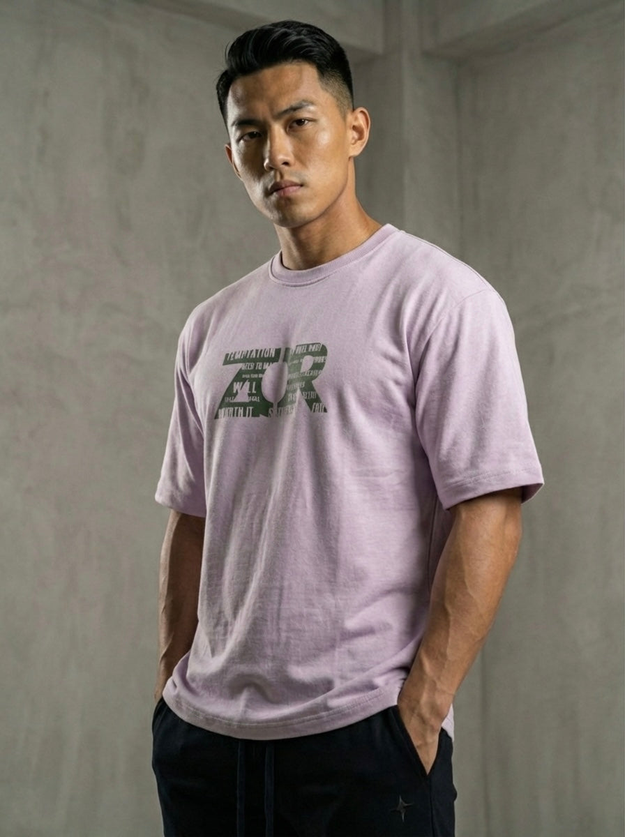ZOR Lavender Oversized Training T-Shirt (Unisex)