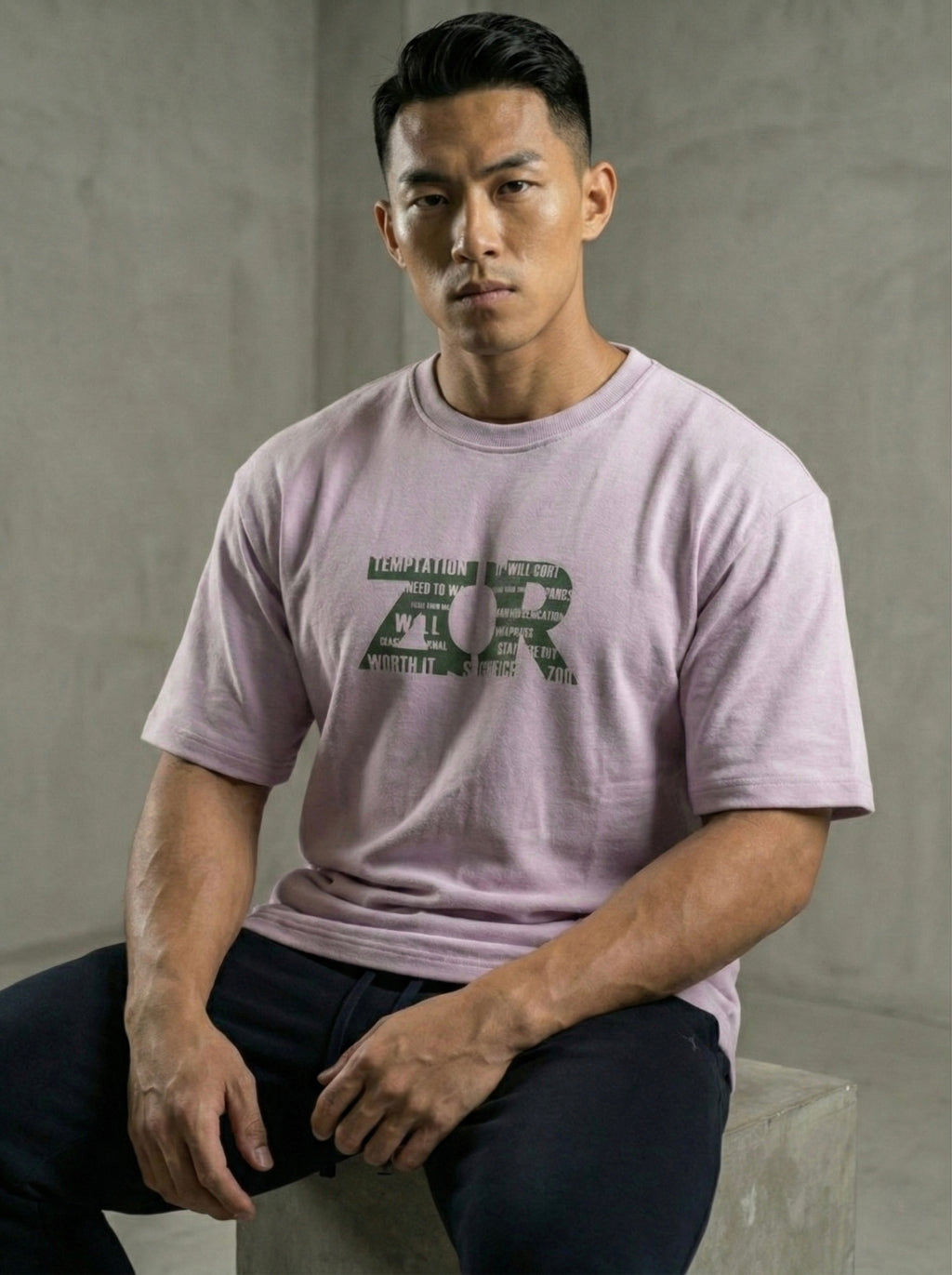 ZOR Lavender Oversized Training T-Shirt (Unisex)