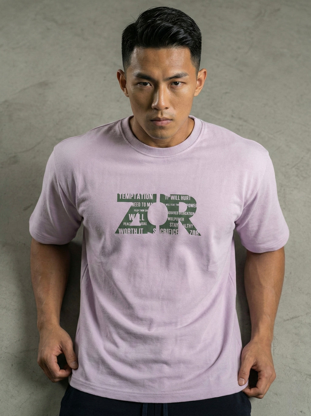 ZOR Lavender Oversized Training T-Shirt (Unisex)