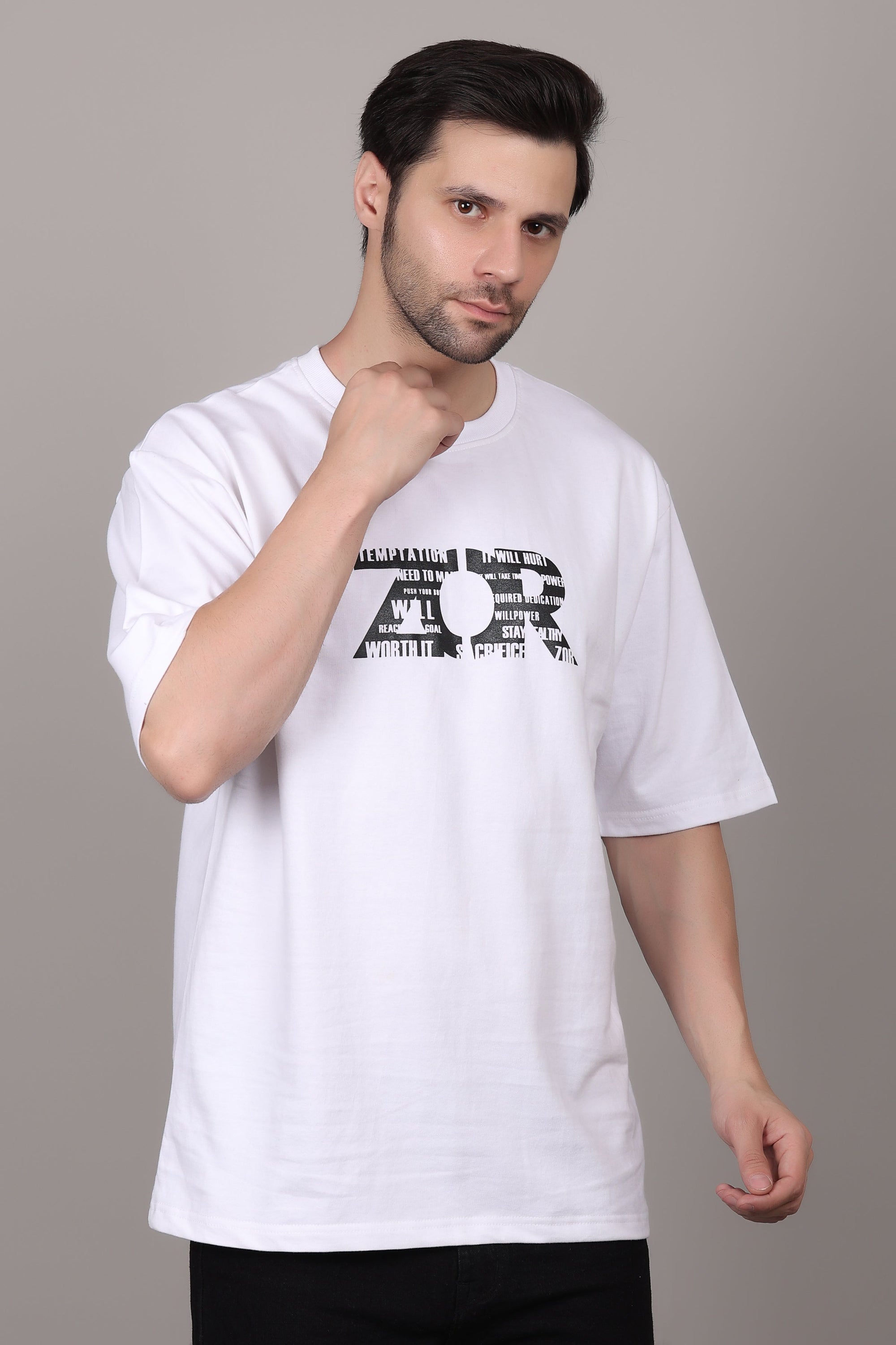 White Oversized T-Shirt ZOR Activewear