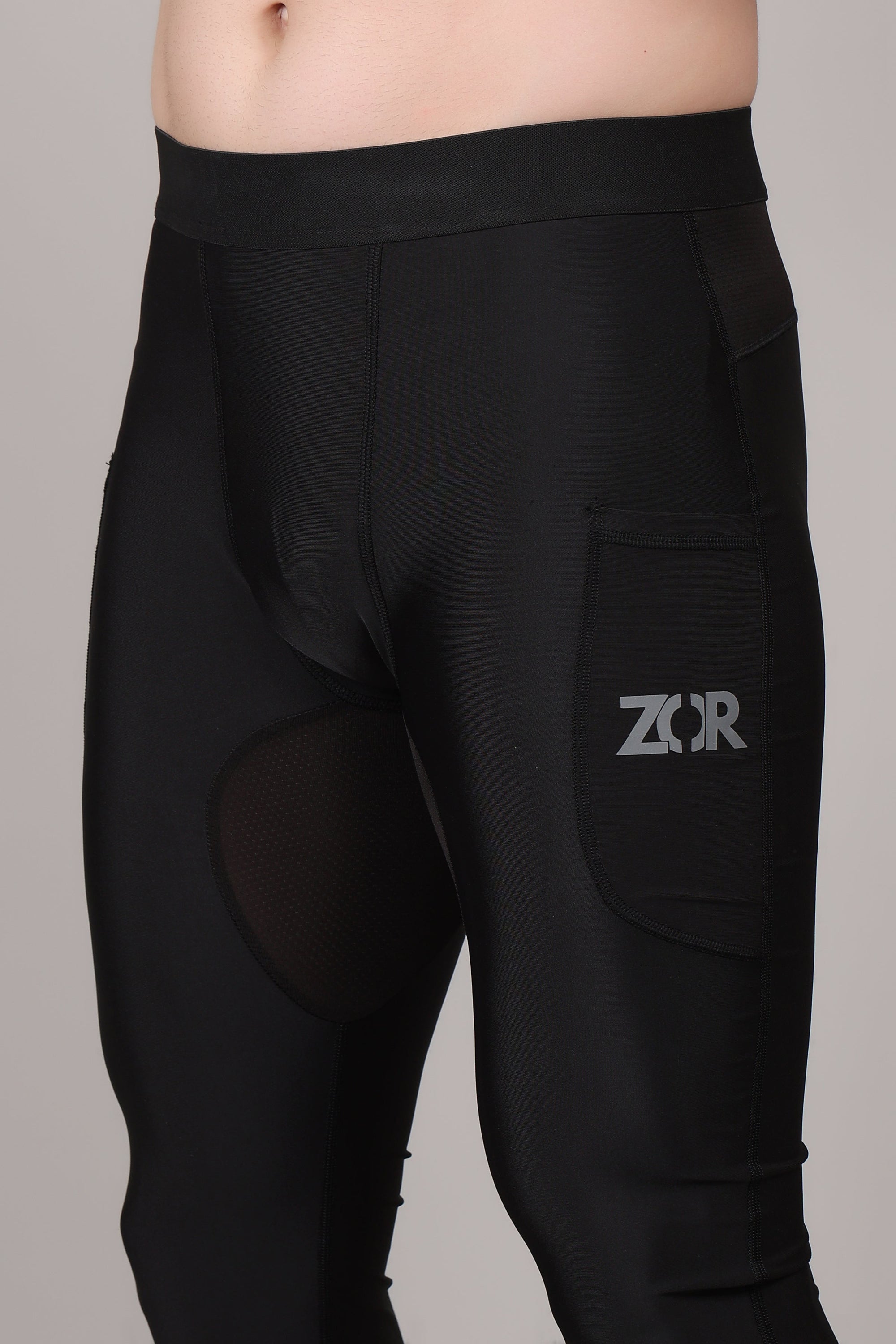 Black Compression Tights ZOR Activewear