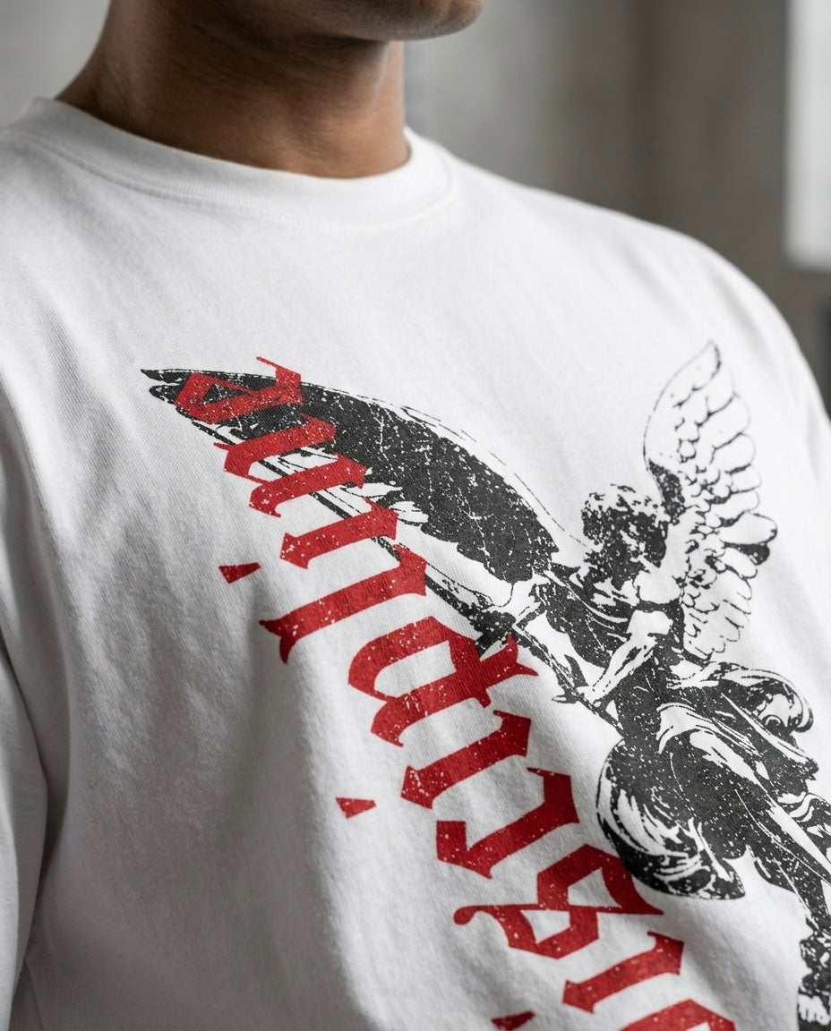 Build Through Discipline: Oversized Training T-Shirt