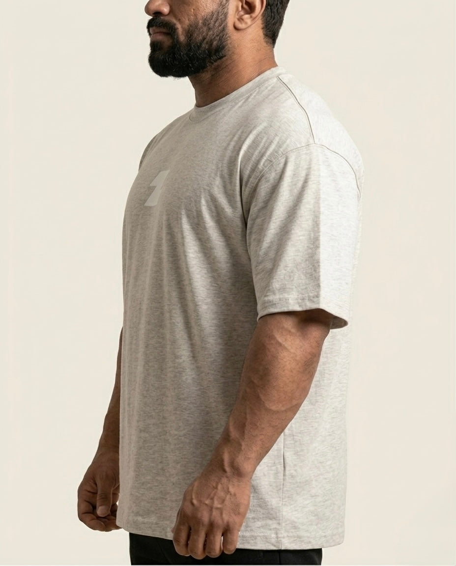 ZOR Essential Grey Oversized Training T-Shirt