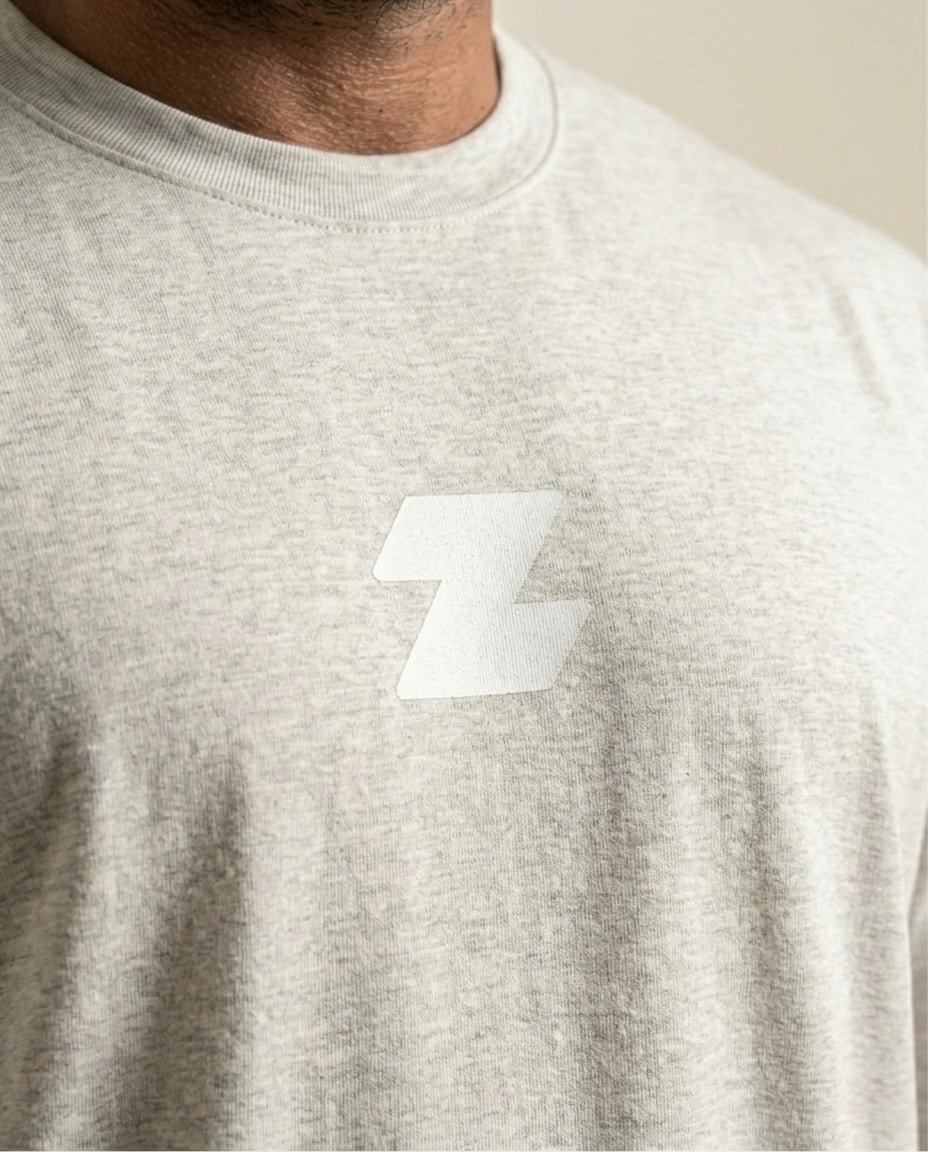ZOR Essential Grey Oversized Training T-Shirt