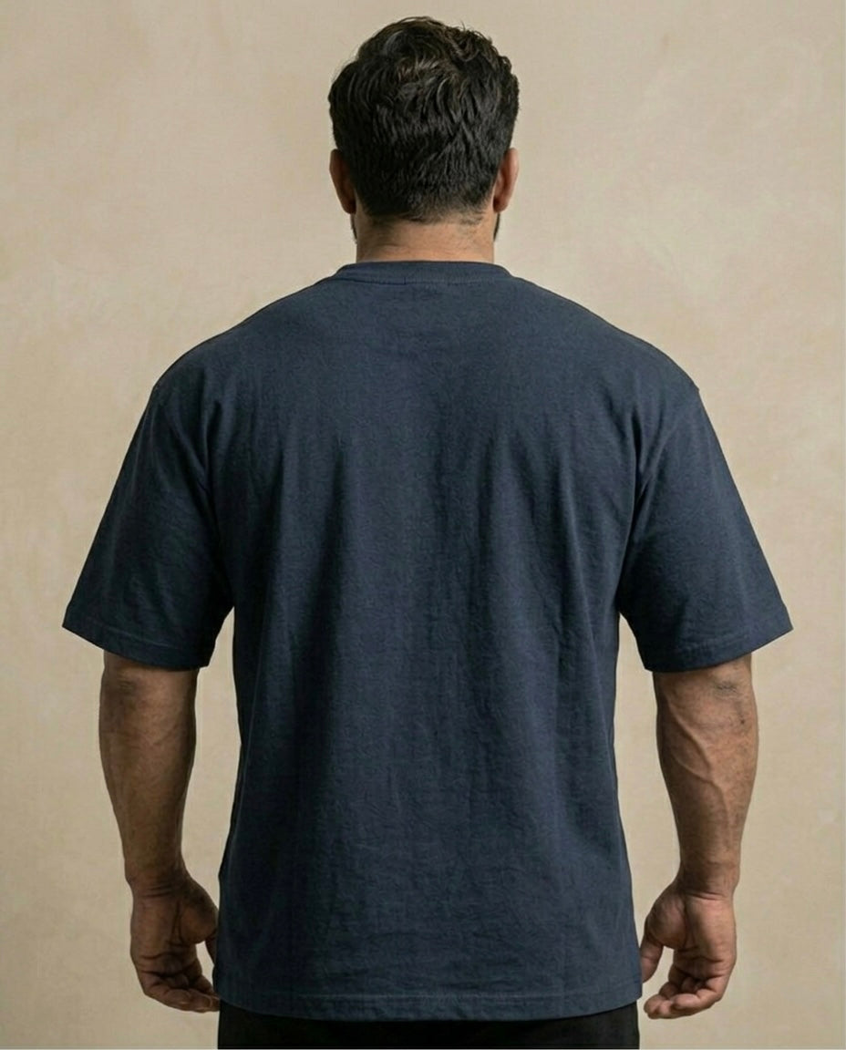 ZOR Essential Navy Oversized Training T-Shirt