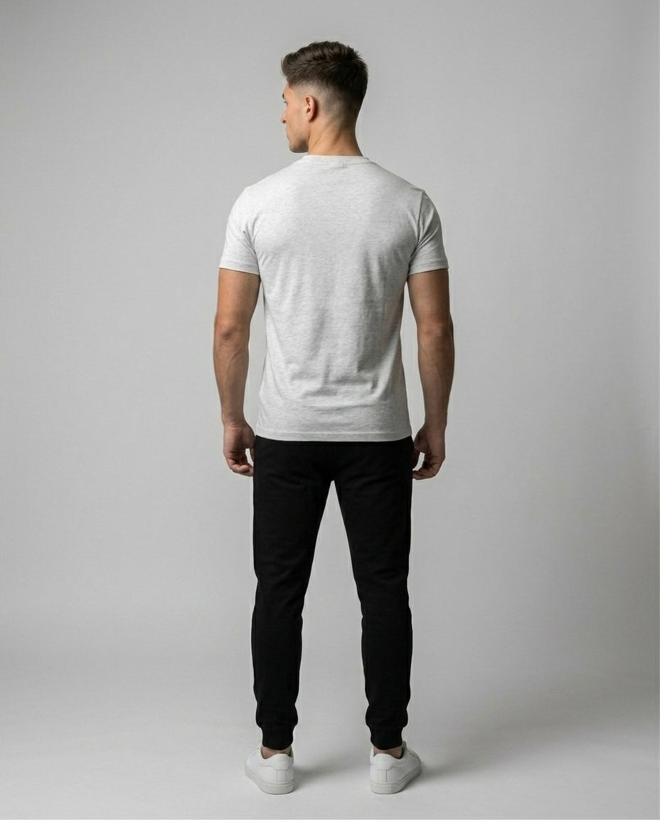 Grey Fitted T-Shirt for Training (Men)