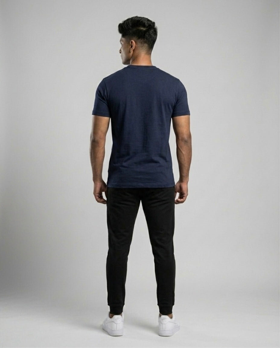 Navy Fitted T-Shirt for Training (Men)