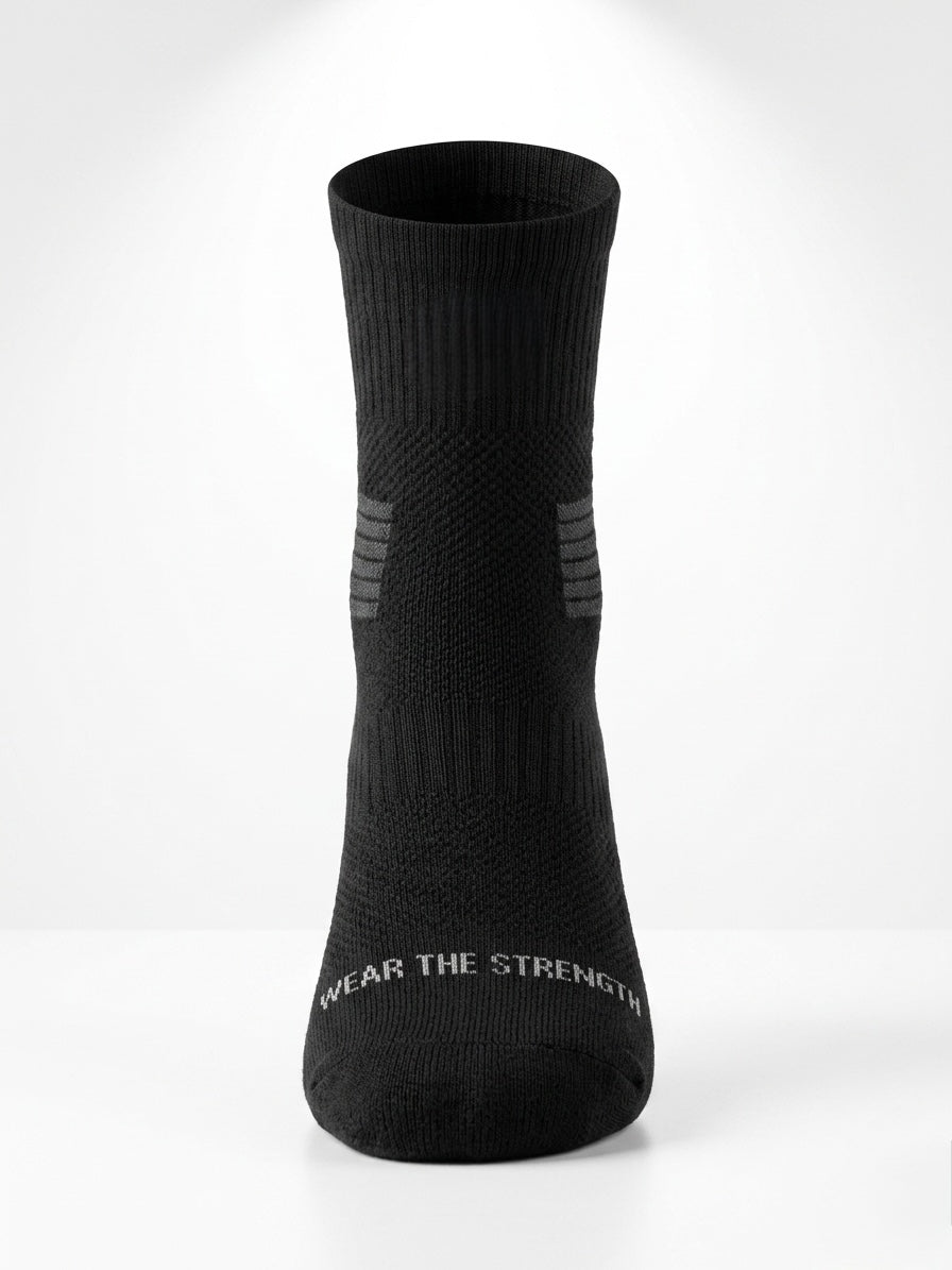 ZOR Performance Socks – Wear The Strength | Black