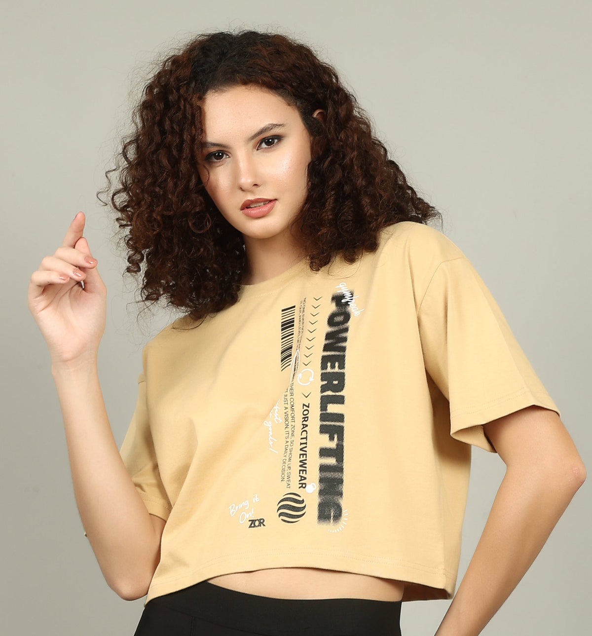 Powerlifting Oversized Crop-Top ZOR Activewear