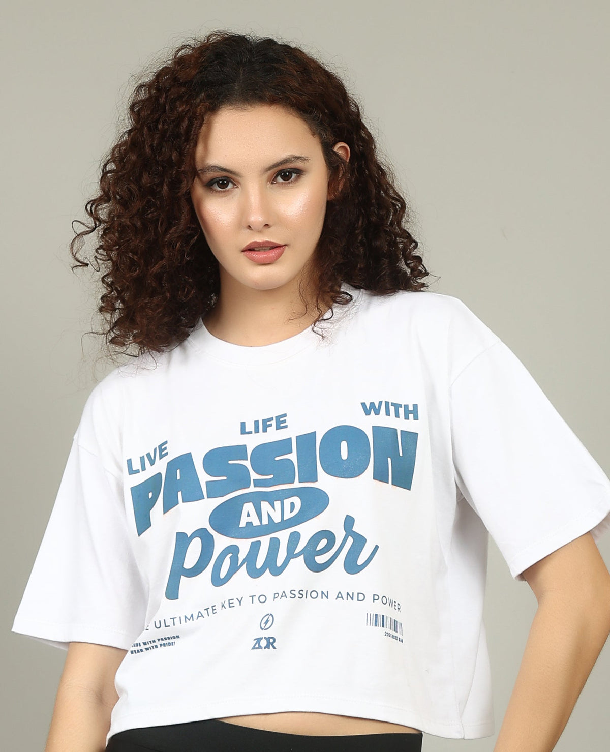 Passion & Power Oversized Crop-Top ZOR Activewear
