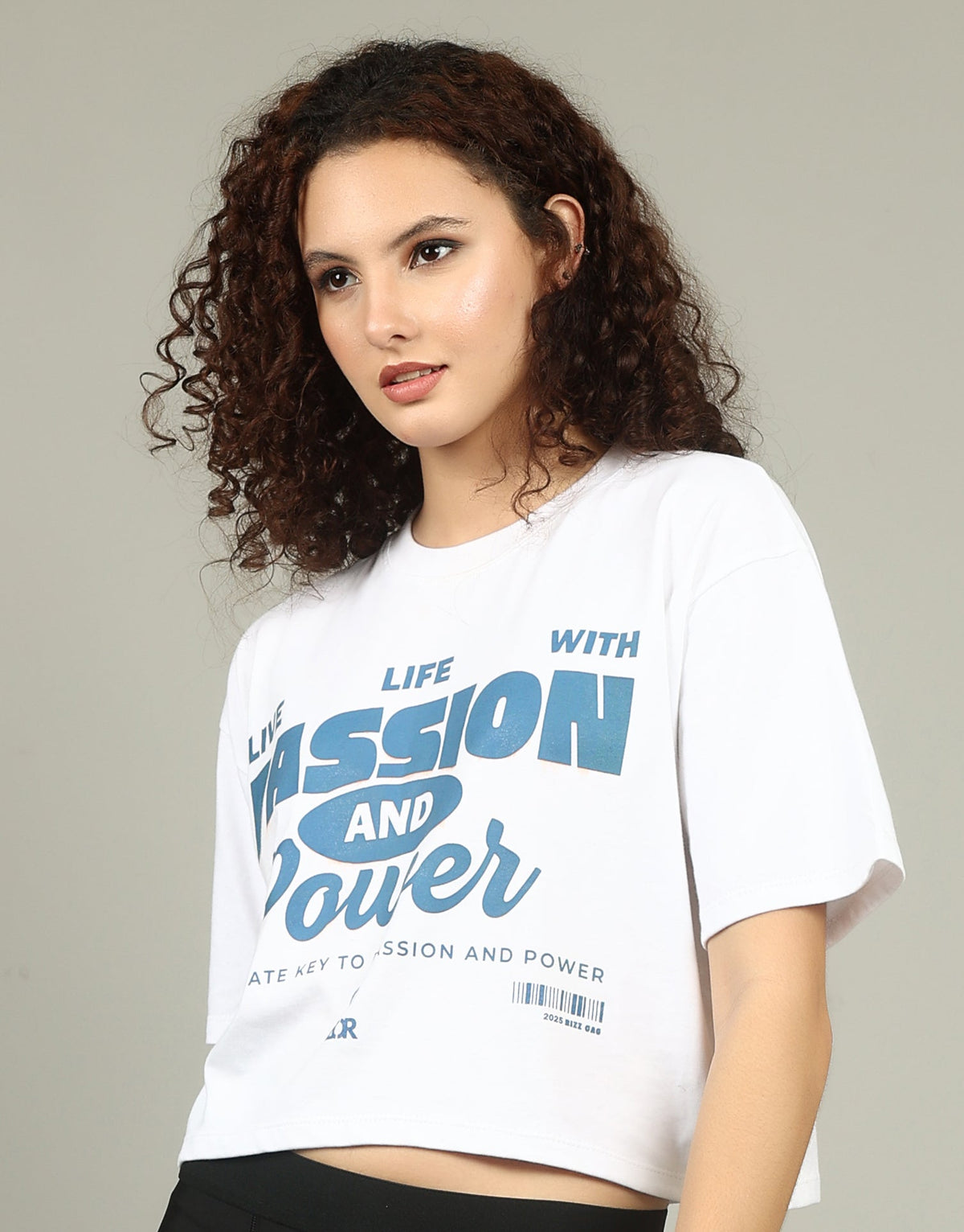 Passion & Power Oversized Crop-Top ZOR Activewear