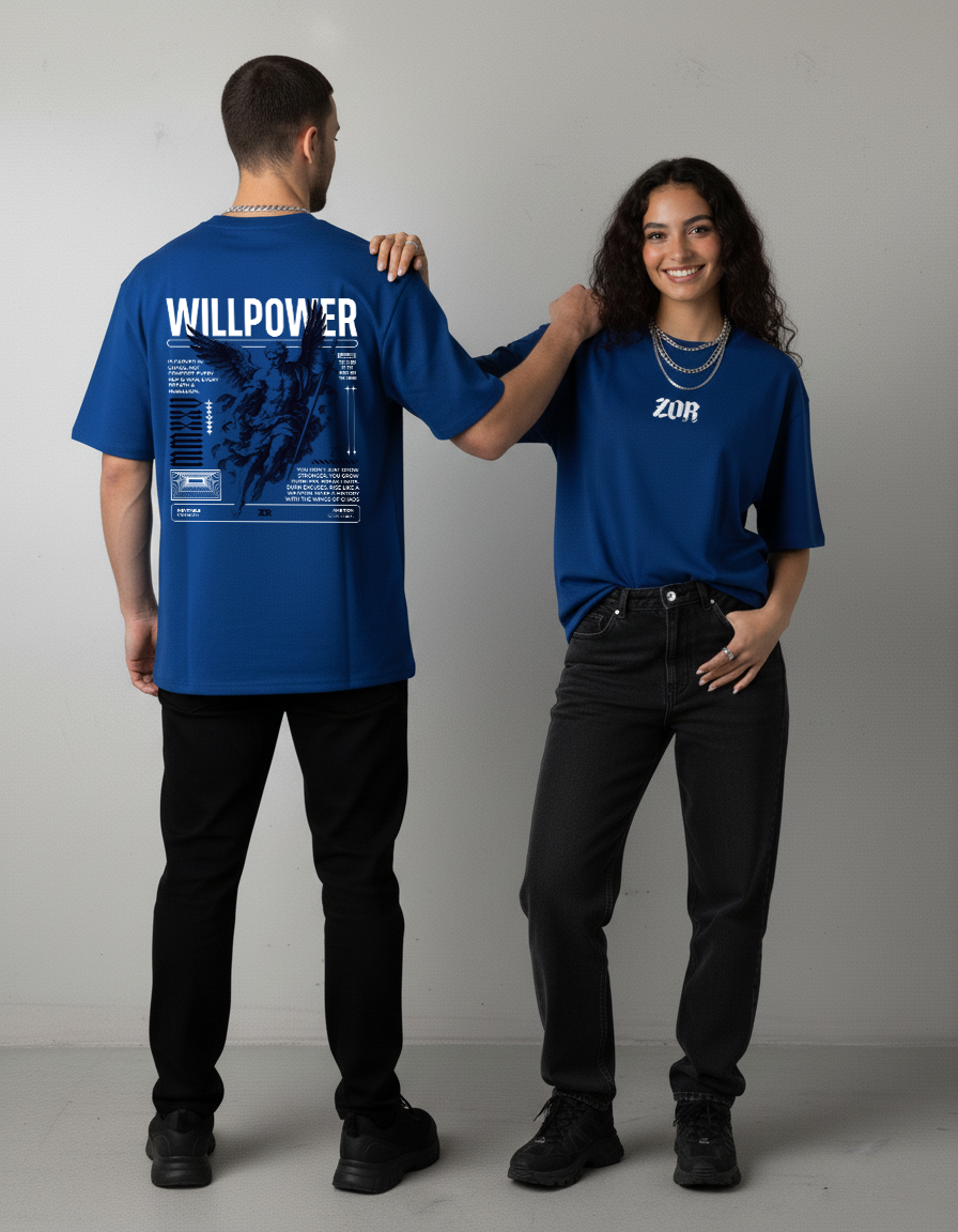 Willpower Oversized Unisex T-Shirt