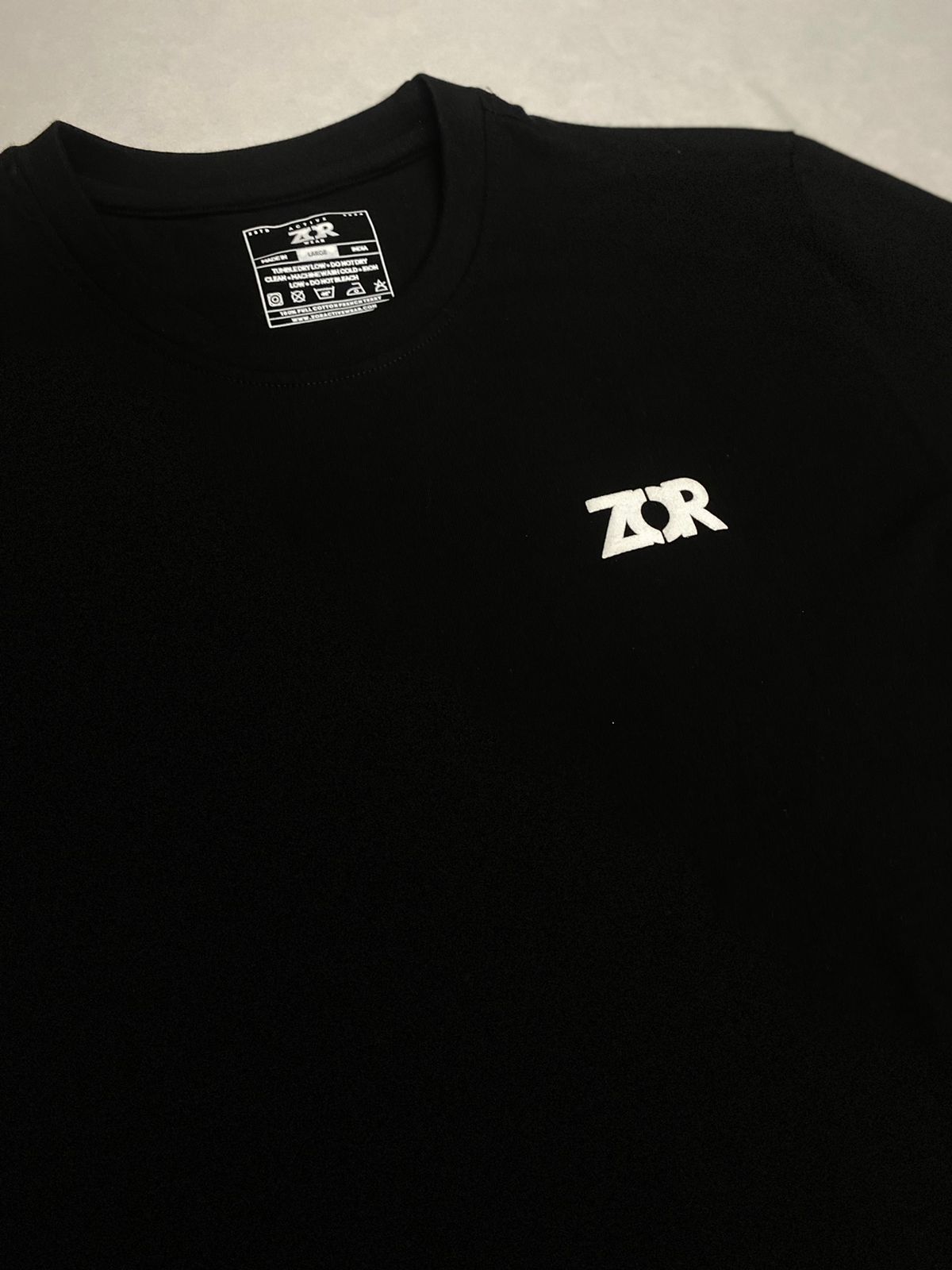 Black Fitted T-shirt Men