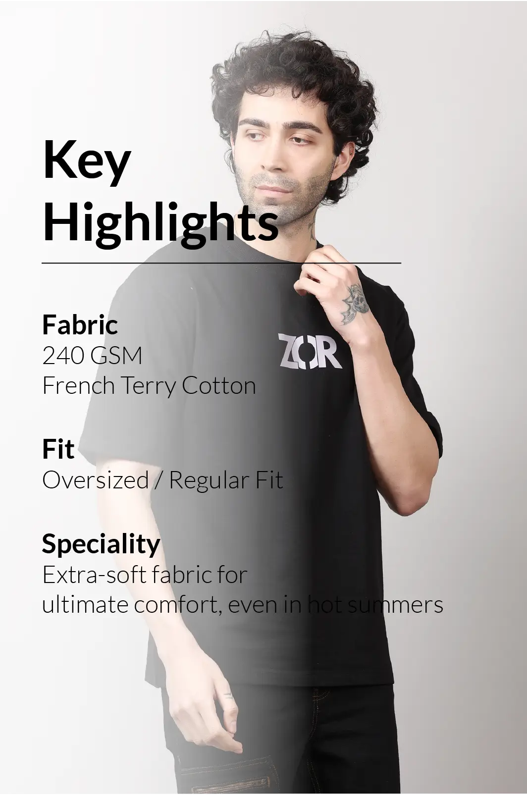 Grind Oversized T-Shirt ZOR Activewear