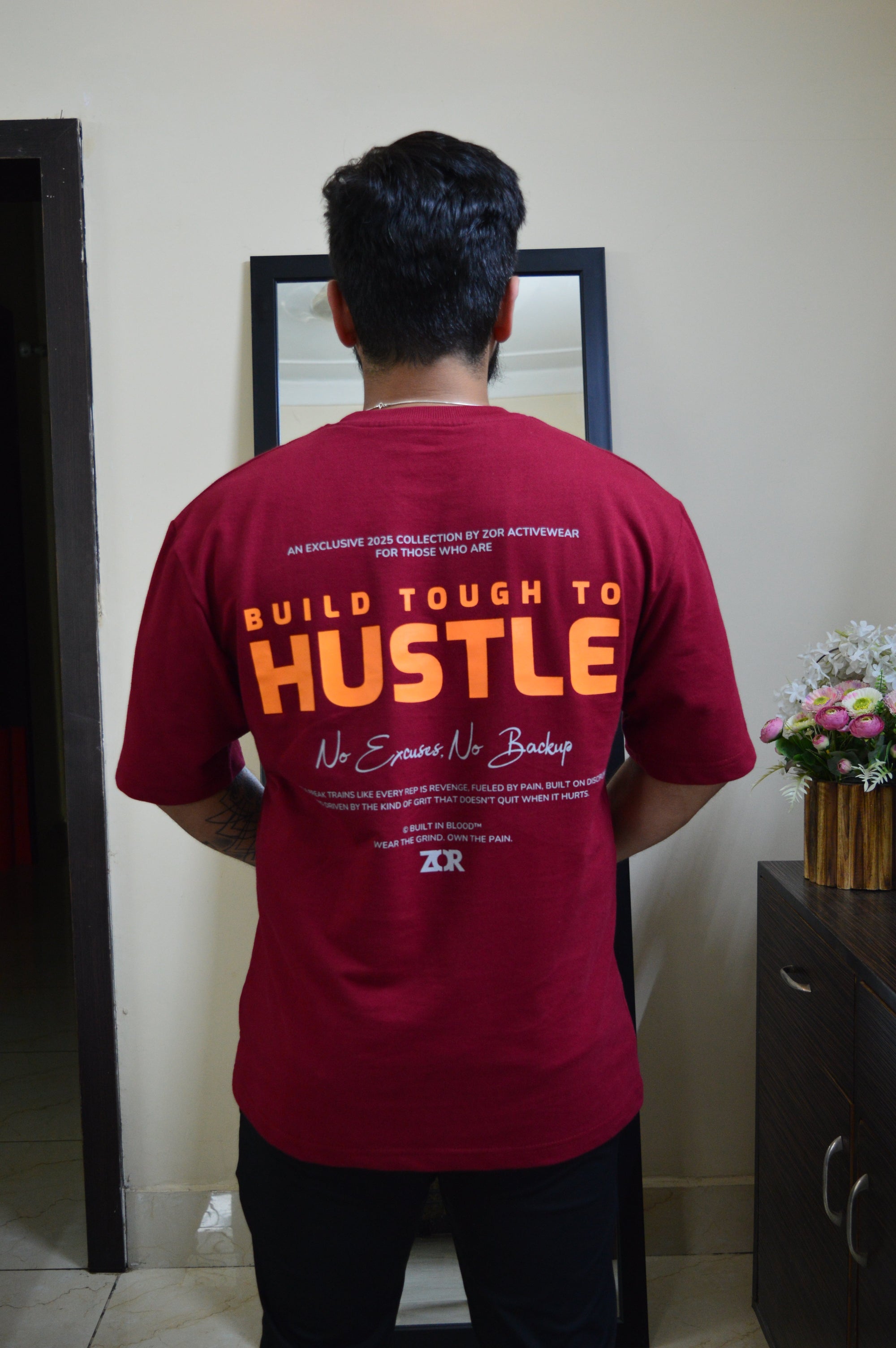 Hustle Oversized Unisex T-shirt ZOR Activewear