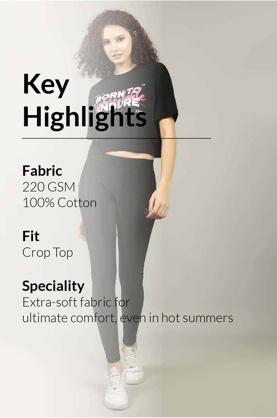 Unbreakable Oversized Crop-Top ZOR Activewear